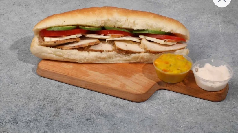 Slow-roasted pork sandwich at To Eklekto